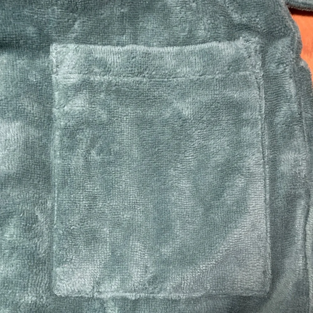 L.L. Bean Teal Terry Cloth Robe Women’s Medium - Picture 5 of 6